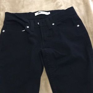 Levi'a 524 Skinny Black Jeans